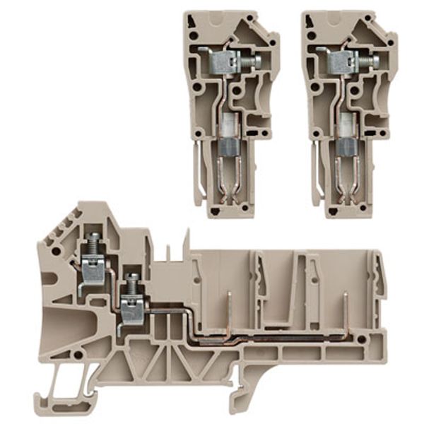 Feed-through terminal block, Screw connection, 4 mm², 800 V, 32 A, Num image 1