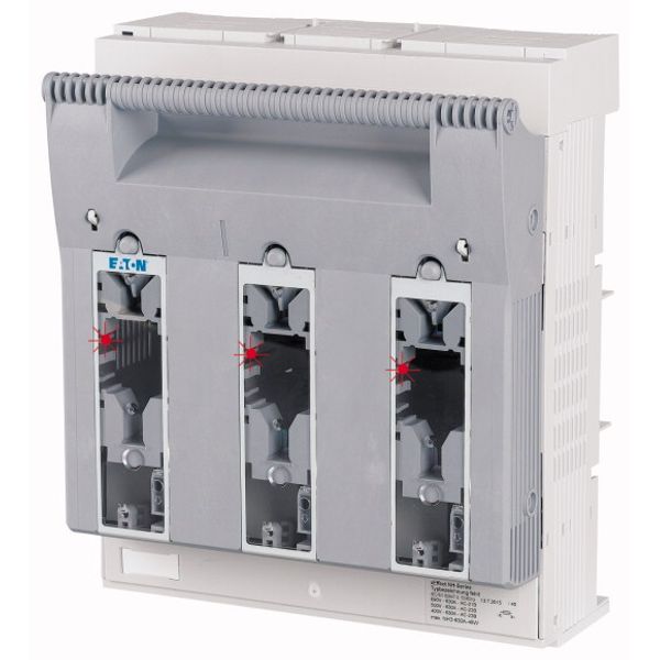 NH fuse-switch 3p flange connection M10 max. 300 mm², busbar 60 mm, light fuse monitoring, NH3 image 5