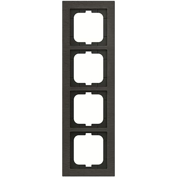 1724-290 Cover Frame Busch-axcent® slate grey image 1