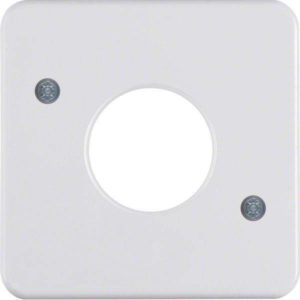 Centre plate f. push-b./pilot lamp E10, splash-prot. flush-mtd IP44, p image 1