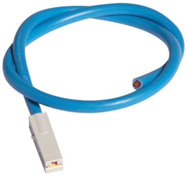 Connecting cable, 500mm, blue, 10mm² image 1