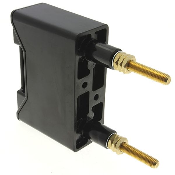 Fuse-holder, LV, 100 A, AC 690 V, BS88/A4, 1P, BS, back stud connected, black image 4