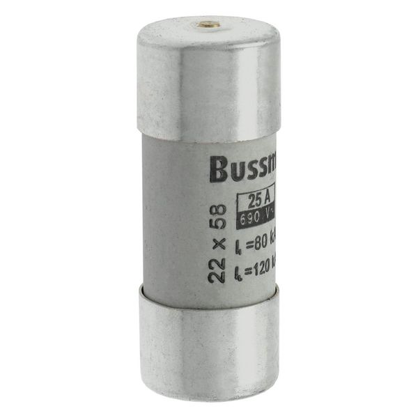 Fuse-link, LV, 25 A, AC 690 V, 22 x 58 mm, gL/gG, IEC, with striker image 12