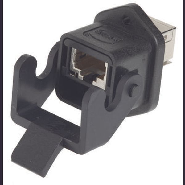 RJI Han 3A RJ45 PFT Cat. 6A Plastic image 1