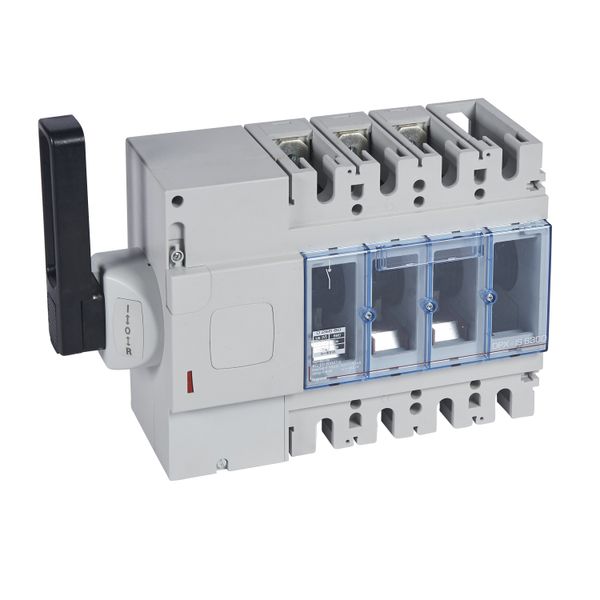 Isolating switch - DPX-IS 630 with release - 3P - 400 A - left-hand side handle image 1