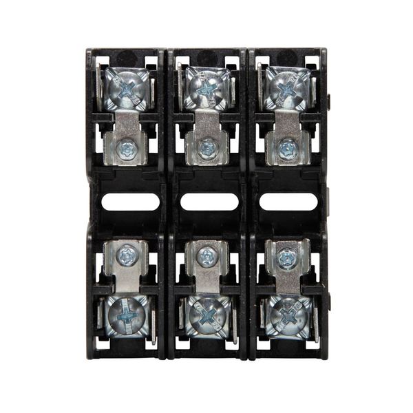 Eaton Bussmann series BMM fuse blocks, 600V, 30A, Pressure Plate/Quick Connect, Three-pole image 2