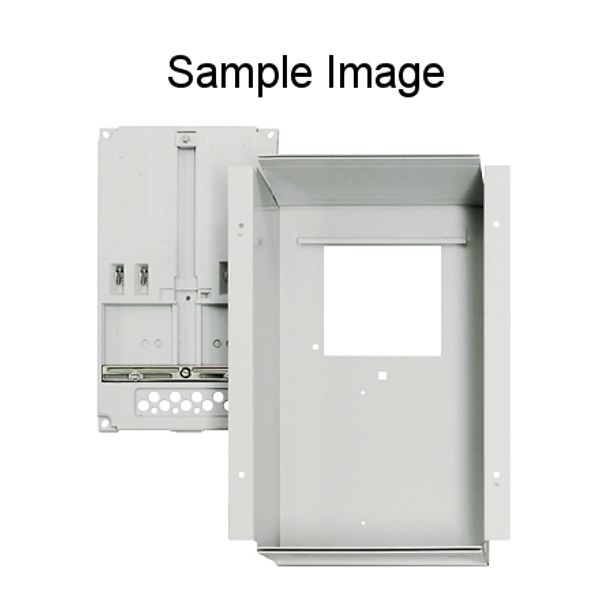 Meter box insert 8 Modul heights / 1-row, 3 meter panels image 1