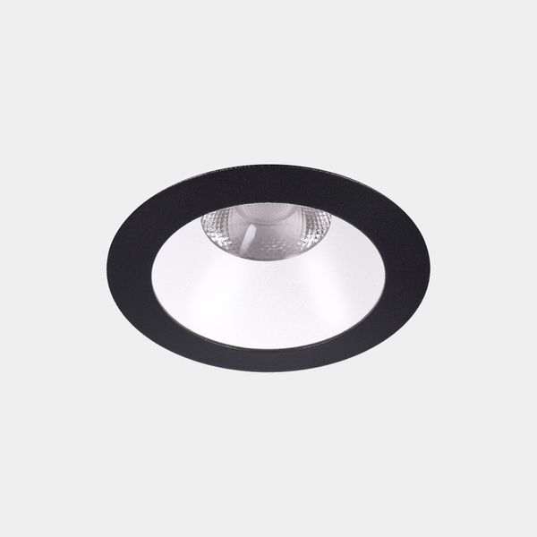 Downlight PLAY 6° 8.5W LED warm-white 2700K CRI 90 7.7º ON-OFF Black/White IN IP20 / OUT IP54 499lm image 1