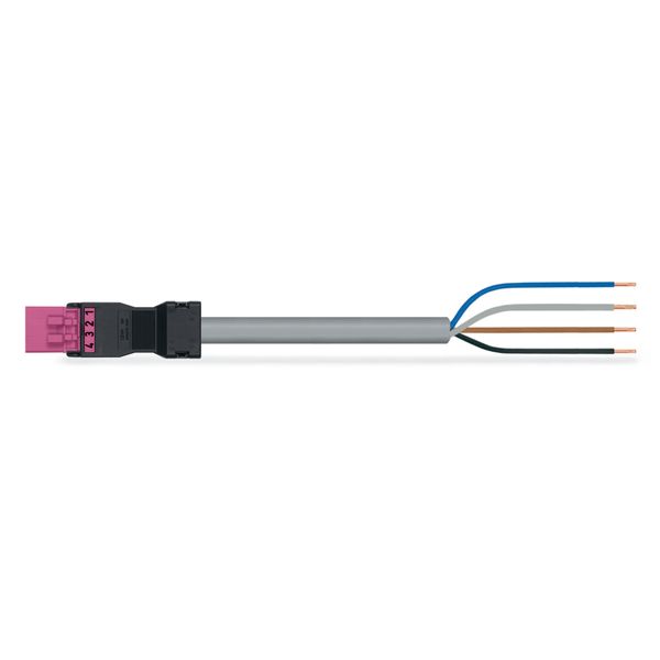 pre-assembled connecting cable Eca Plug/open-ended pink image 2