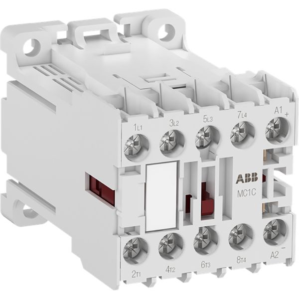 MC1CA00ATWL Mini Contactor 125 V DC - 0 NO - 4 NC - Screw Terminals image 1