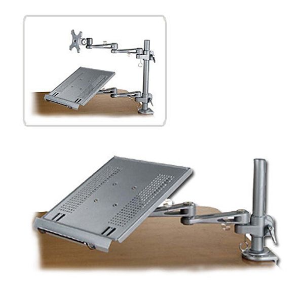 Desktop Notebook Arm Lift a notebook to eyelevel and free desk space! image 1