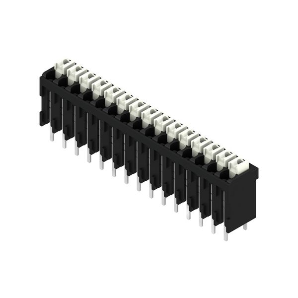 PCB terminal, 3.50 mm, Number of poles: 15, Conductor outlet direction image 2