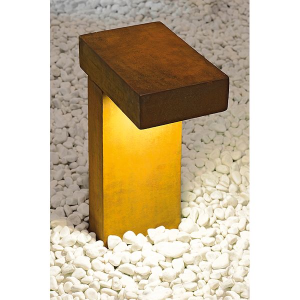RUSTY PATHLIGHT floor lamp, GX53, max. 9W, rusted iron image 1
