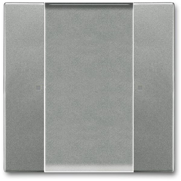 6735/01-803 CoverPlates (partly incl. Insert) Remote control grey metallic image 1