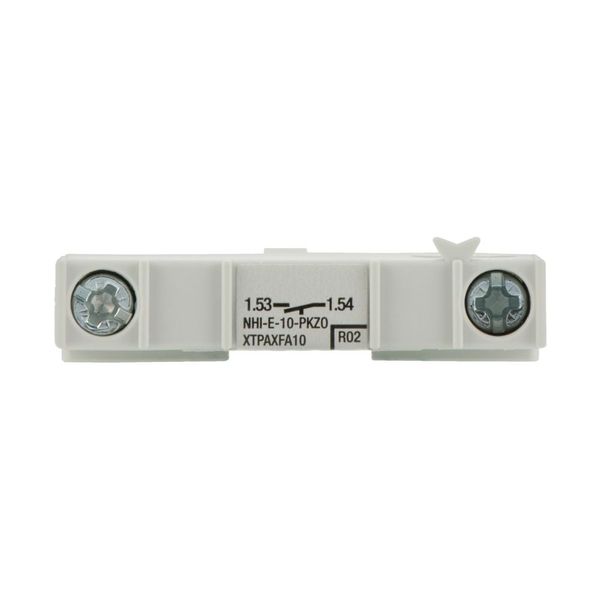 Standard auxiliary contact, NHI-E, 1 N/O, Can be fitted to the front, Screw terminals image 12