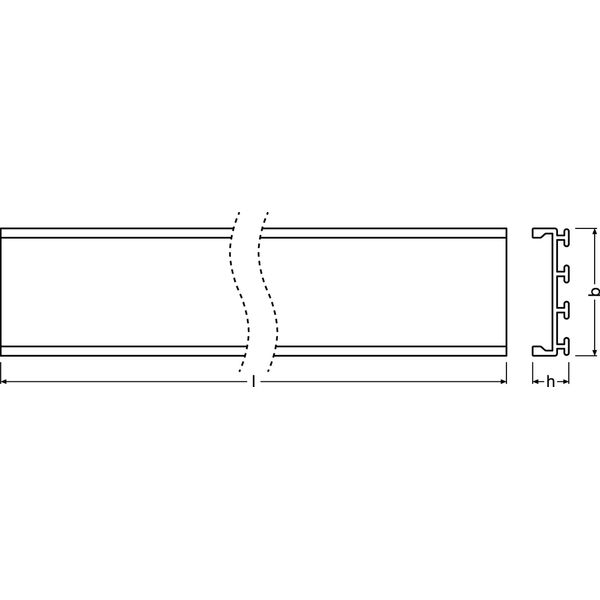 Wide Profiles for LED Strips -PW01/U/26X8/14/1 image 2