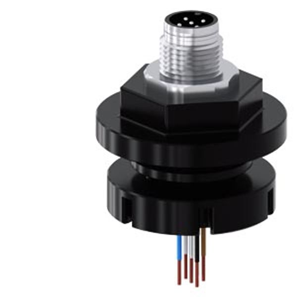adapter M12 plug, 5-pole, for M20/M... image 1