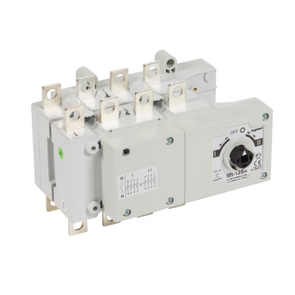 DCX-M changeover switche - size 2 - 3P+N - 125 A - I-O-II image 1