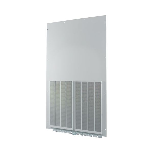 Front plate (section high), ventilated, W=1100mm, IP42, grey image 4