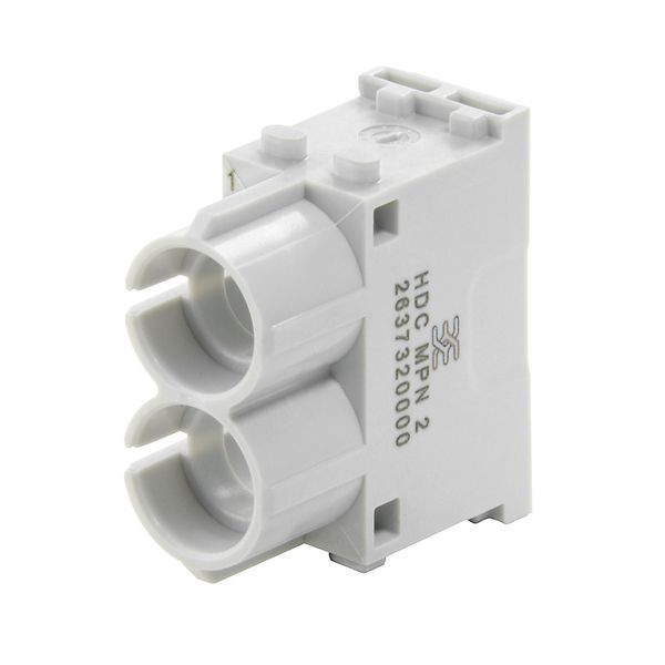 Module for industrial connectors (pneumatics), Male, Female, Inner hos image 2