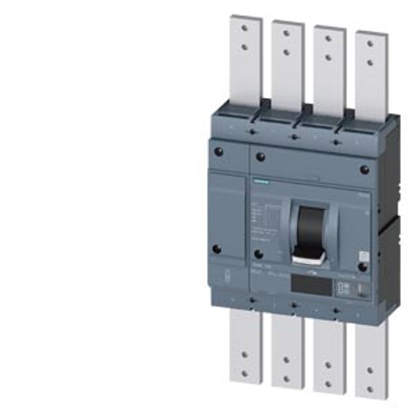 circuit breaker 3VA2 IEC Frame 1250 breaking capacity class H Icu=85 kA @ 415 V 4-pole line protection ETU860  LSIG In=1250 A image 1