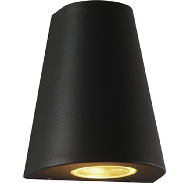 Outdoor Light without Light Source - wall light Los Angeles - 2xGU10 IP44  - Black image 1