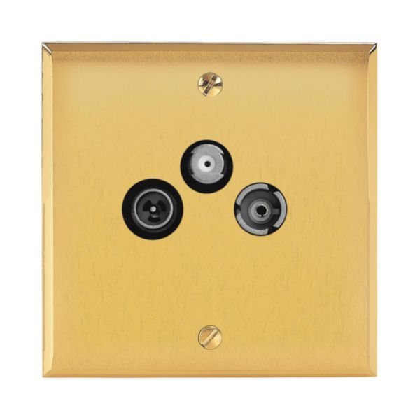 Art d'Arnould universe Memory socket TV-FM-SAT - brushed gold image 2