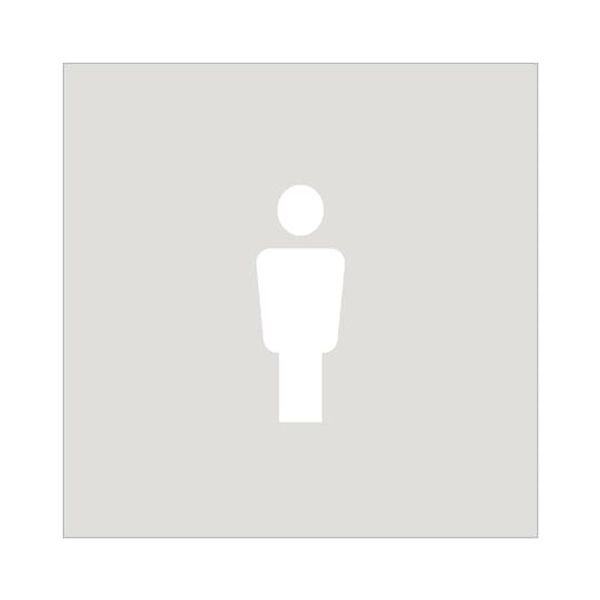 8581.11 Cover for signaling light “WC men” symbol - Sky Niessen image 1