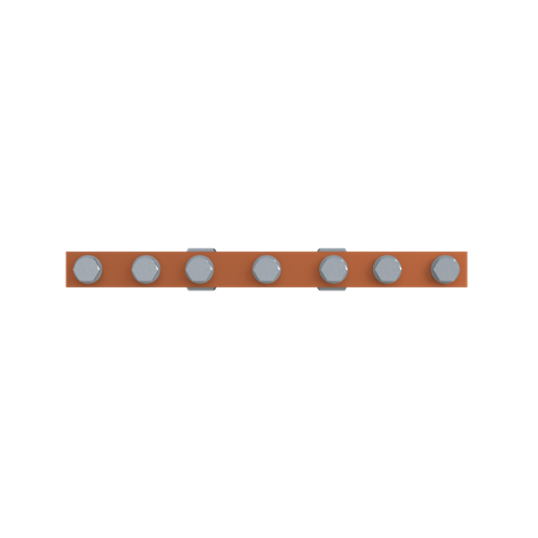 QR4HP2010 Horizontal PE busbar, 20 mm x 400 mm x 10 mm image 3