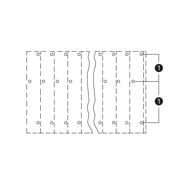 Triple-deck PCB terminal block 2.5 mm² Pin spacing 5.08 mm black image 5