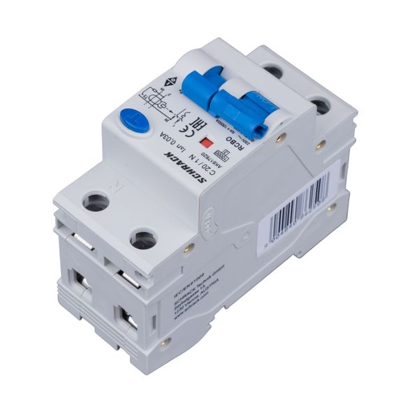 Combined MCB/RCD (RCBO) 1+N, AMPARO 10kA, C 20A, 30mA, Typ A image 5