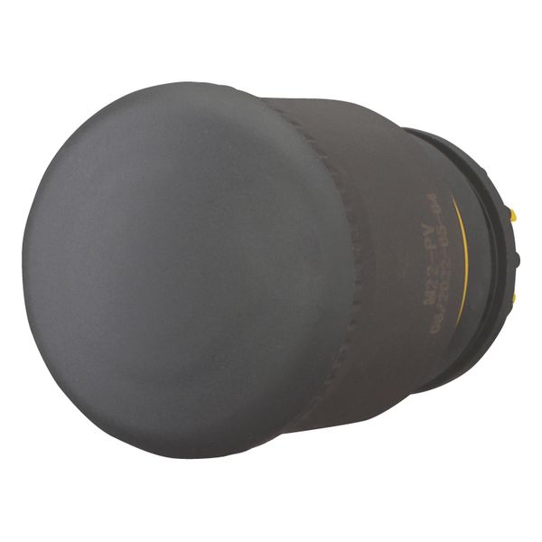 HALT/STOP-Button, RMQ-Titan, Mushroom-shaped, 38 mm, Non-illuminated, Pull-to-release function, Black, yellow, RAL 9005 image 4