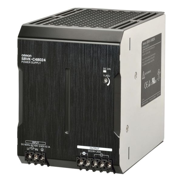 Book type power supply, Lite, 480 W, 24VDC, 20A, DIN rail mounting image 4
