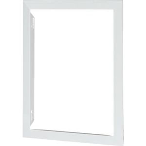 Replacement frame, flush, white, 2-row for KLV-UP (HW) image 3