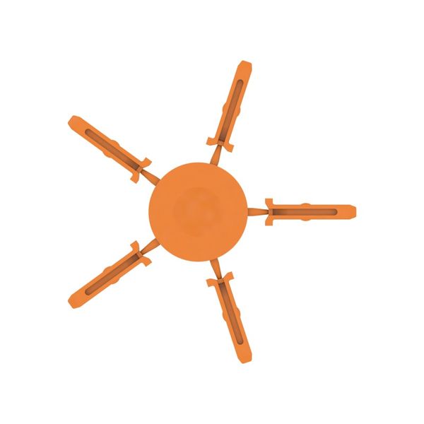 Coding element (terminal), Wemid, orange, Width: 3.3 mm image 1