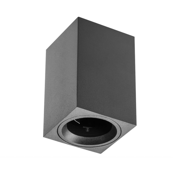 Lamp surface mounted SENSA MINI, aluminium, 70x70x115, IP20, max 50W, square, black housing image 1