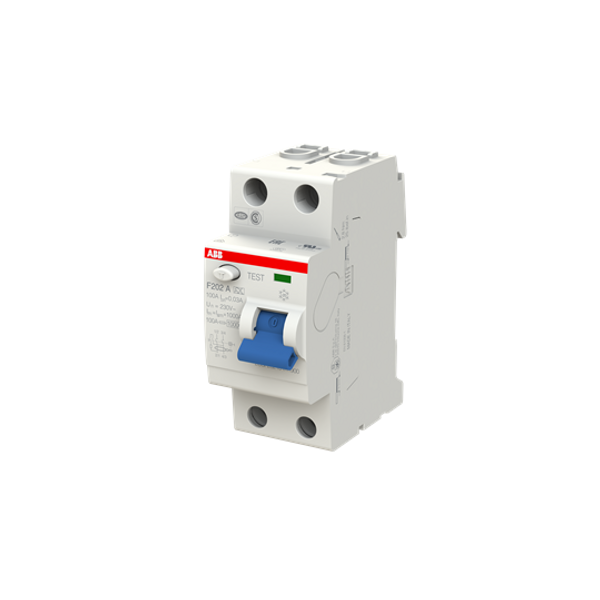 F202 A-25/0.1 Residual Current Circuit Breaker 2P A type 100 mA image 3