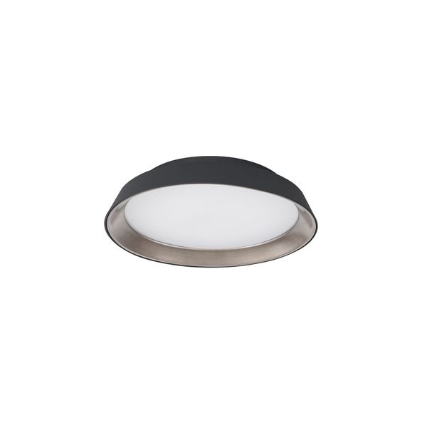 Triac Dimmable Sandy Black Outside  Coffee Inside   Aluminium & Acrylic  LED 30 Watt 230 Volt  1665Lm 3000K IP20   D: 45 H: 9.5 cm image 1