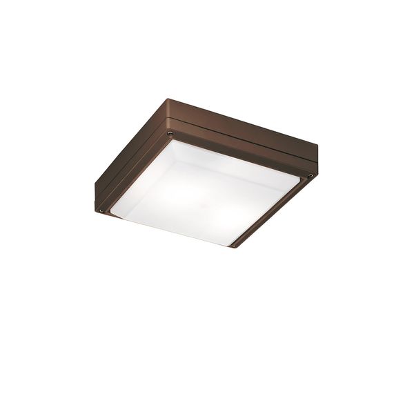 Ceiling Lamp Brown Square Leros image 1