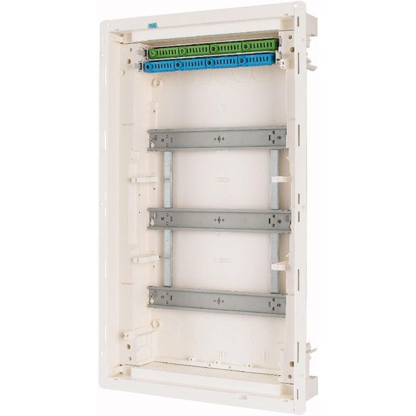 Hollow wall compact distribution board, 3-rows, super-slim sheet steel door image 13