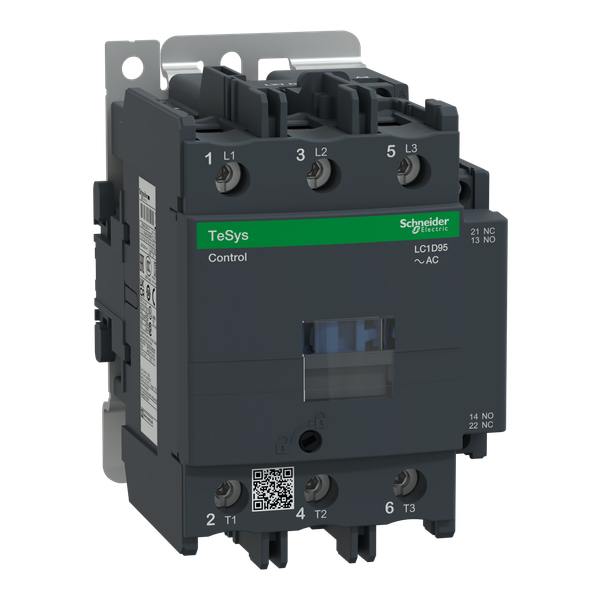 TeSys Deca contactor, 3P(3NO), AC-3/AC-3e, 440V, 95 A, 110V AC 50/60 Hz coil image 5
