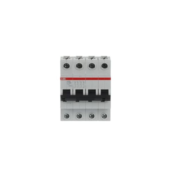 S204-C100 Miniature Circuit Breaker - 4P - C - 100 A image 3