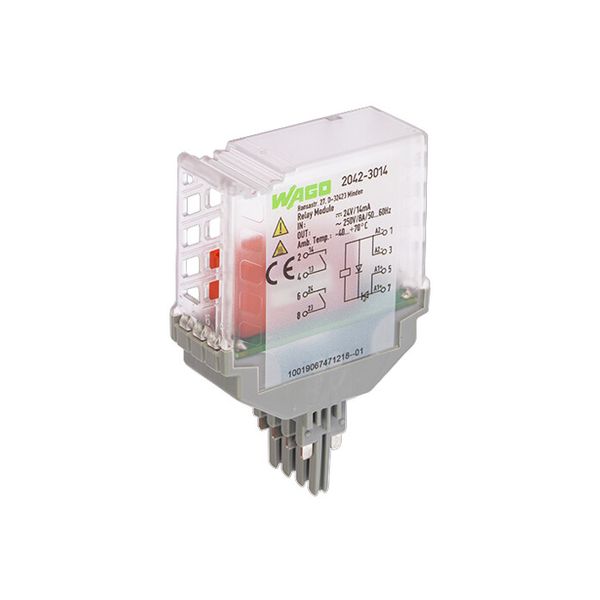 Relay module Nominal input voltage: 24 VDC 2 make contact image 3
