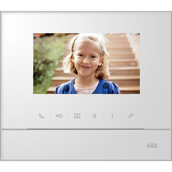 M22311-W-02 4.3" Video hands-free indoor station,White image 1