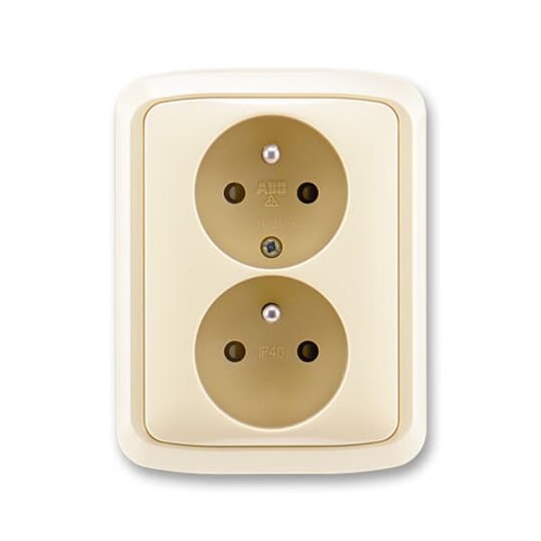 5512A-2359 C Socket outlet double image 1