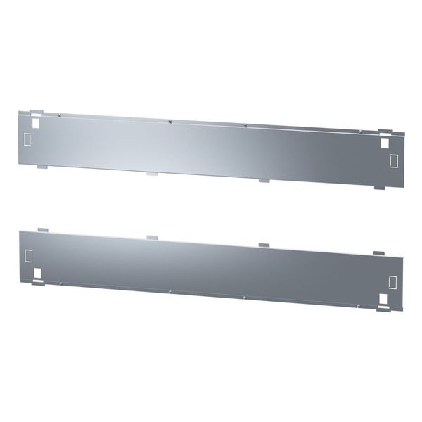 Rear cover plates, width=1050mm, galvanized, for establishing full met image 1