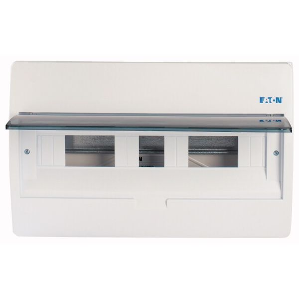 ECO Compact distribution board, flush mounting, 1-rows, 18 MU, IP40 image 2