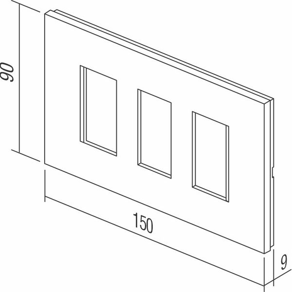 COVER PLATE LINE BATHROOM SET SB 4326738 image 1