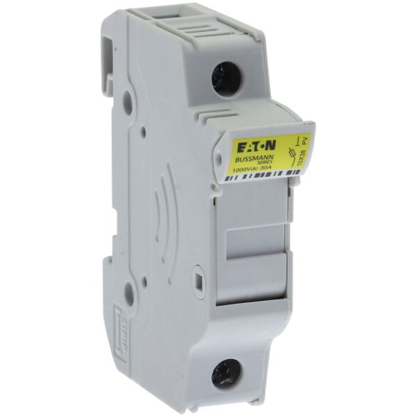 Fuse-holder, LV, 32 A, DC 1000 V, 10 x 38 mm, gPV, 1P, UL, IEC, DIN rail mount image 7