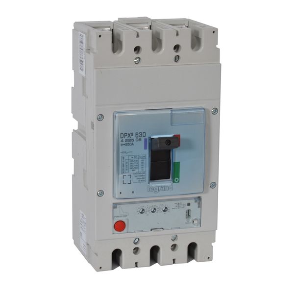 MCCB DPX³ 630 - S1 electronic release - 3P - Icu 50 kA (400 V~) - In 250 A image 1